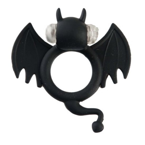 Picture of Erekcijas gredzens Silicone (0200) Vibro CockRing Bad Bat