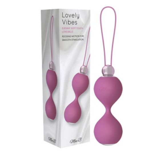 Attēls Vaginālās bumbiņas Lovely vibes (0130) MaeB rozā