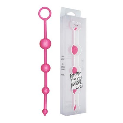 Attēls Anālā vitene Funky butt beads (1229) rozā