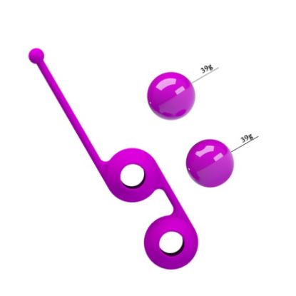 Attēls Vaginālās bumbiņas Kegel tighten up III (1104) violetas