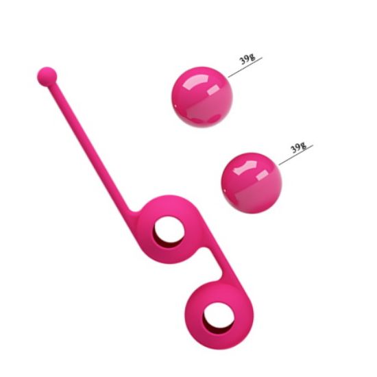 Attēls Vaginālās bumbiņas Kegel tighten up III (1104) sarkanas