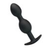 Attēls Anālā virtene Silicone anal balls (1220) melna