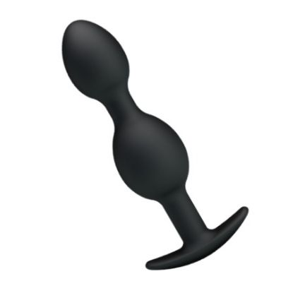 Attēls Anālā virtene Silicone anal balls (1220) melna
