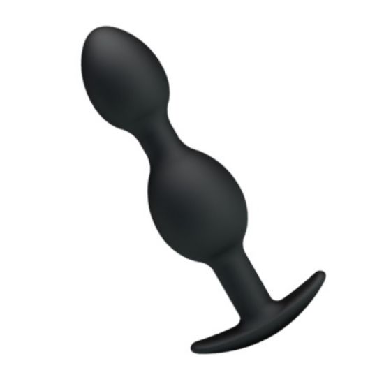 Attēls Anālā virtene Silicone anal balls (1220) melna