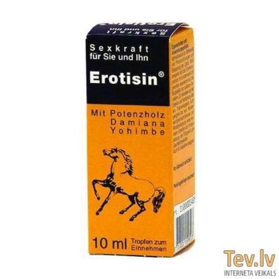 Attēls Uzbudinošs līdzeklis Erotisin Tropfen (0828) 10ml