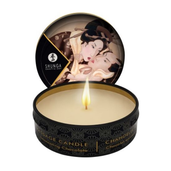 Attēls Masāžas svece Shunga excitation (0816) 30ml reibinoša šokolāde