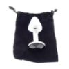 Picture of Falls Jewellery plug (0122) silver black diamond sudrabs