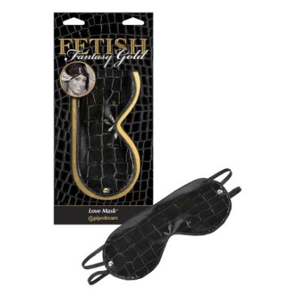 Attēls Maska Fetish fantasy gold (1273) love mask