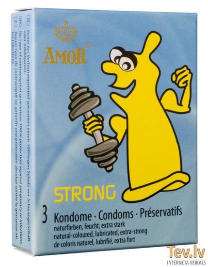 Attēls AMOR Strong (0572) pezervatīvi