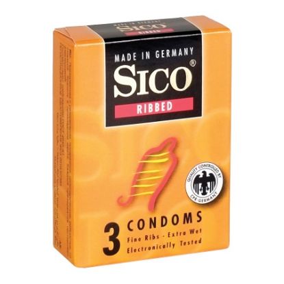 Picture of Sico ribbed (0541) condoms