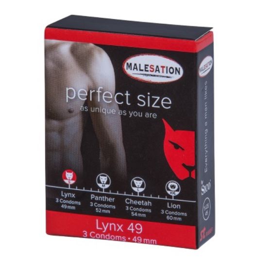 Attēls Malesation Lynx 49 (0541) prezervatīvi