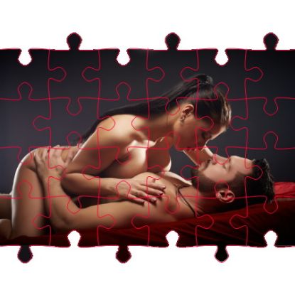 Attēls Hot puzzle (0870) sieviete un vīrietis