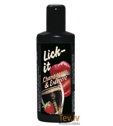 Attēls Lick it (0814) ar šampanieša un zemeņu aromātu un garšu 100ml