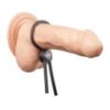 Picture of Erekcijas gredzens Malesation adjustable cock ring (0447) melns