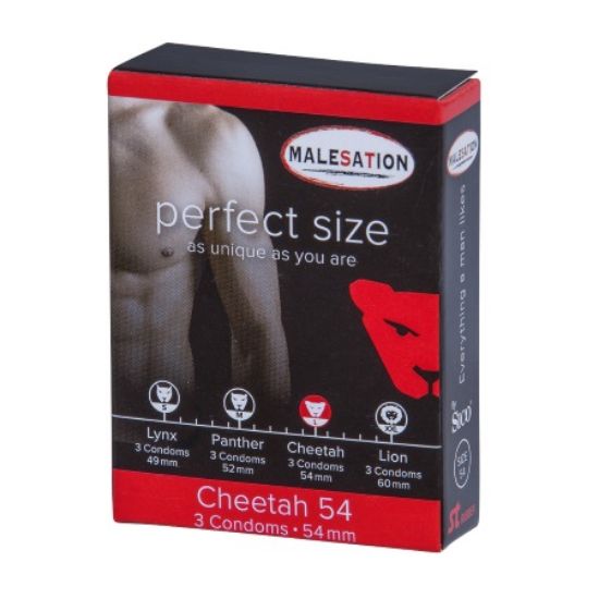 Attēls Malesation Cheetah 54 (0541) prezervatīvi