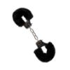 Изображение Наручники с мягкой отделкой Furry handcuffs (0939) черные