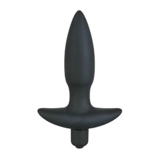 Attēls Vibrators Black velvet vibrating plug (1212)