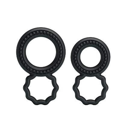 Изображение Комплект эрекционных колец Ring (0353) черный