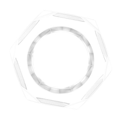 Изображение Эрекционное кольцо Nust bolts (0291) прозрачное