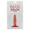 Изображение Фалоимитатор Basix rubber works (0491) mini butt Plug красный