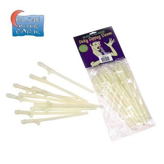 Изображение Набор соломок Dicky Sipping Straws (1291) glow dark