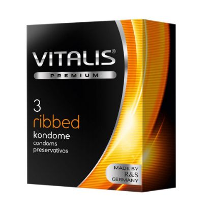 Attēls Prezervatīvi Vitalis premium (0540) ribbed