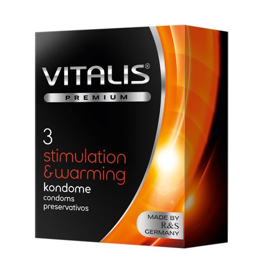 Изображение Презервативы Vitalis premium (0540) stimulation & warming