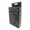 Attēls Erekcijas gredzeni Power escorts (0291) ribbed cockring 3 pack