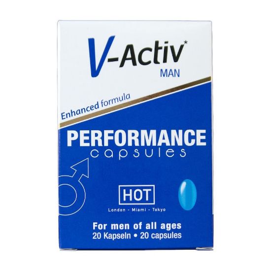 Picture of HOT V-activ for men (0831) kapsulas