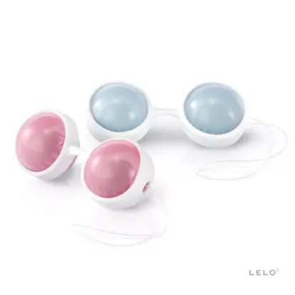 Attēls Vaginālās bumbiņas LELO Luna Beads (0108) pink gray rozā pelēks