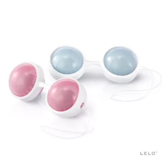 Attēls Vaginālās bumbiņas LELO Luna Beads (0108) pink gray rozā pelēks