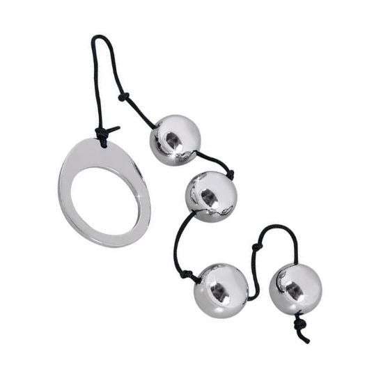 Attēls Anālā virtene Heavy metal (0424) Anal beads